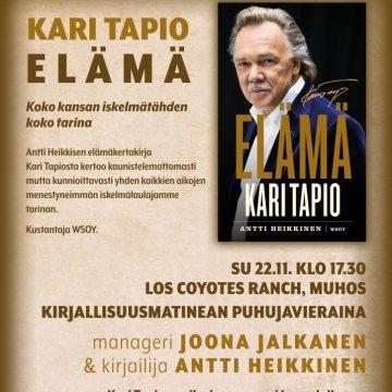 Kari Tapio – Elämä, kirjallisuusmatinea