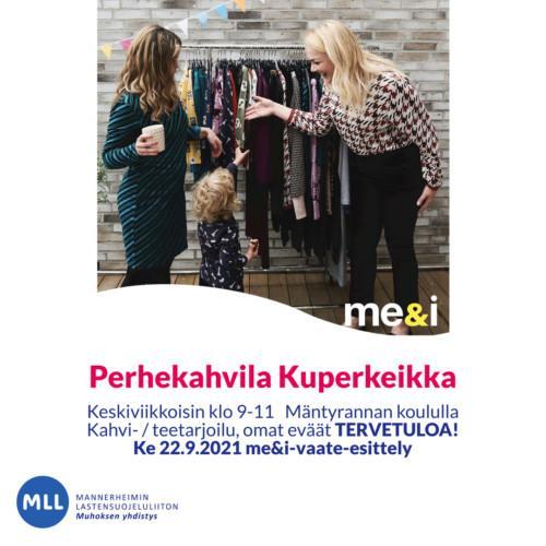 MLL:n Perhekahvila Kuperkeikan me&i-vaate-esittely