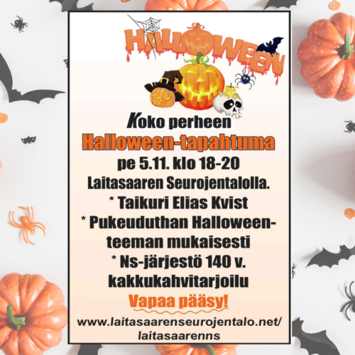 Koko perheen Halloween-tapahtuma