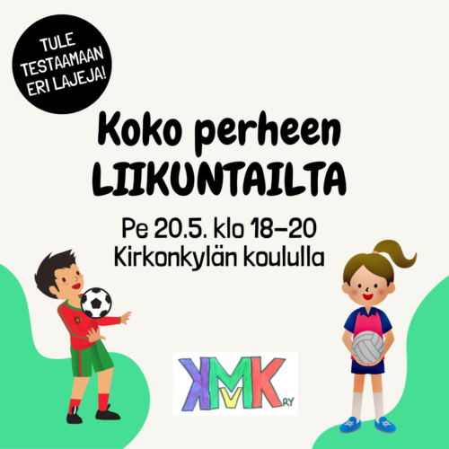 Koko perheen liikuntailta