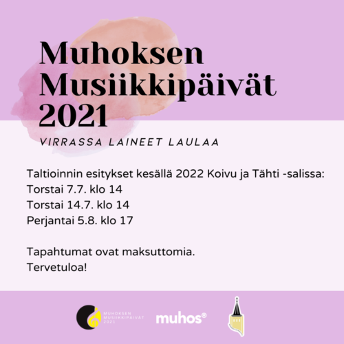 Muhoksen Musiikkipäivät – Virrassa laineet laulaa