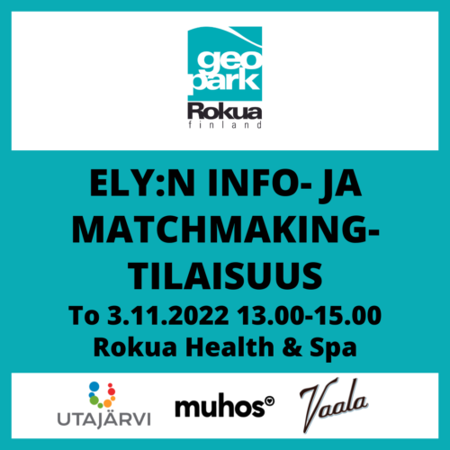 ELY:n info- ja matchmaking-tilaisuus