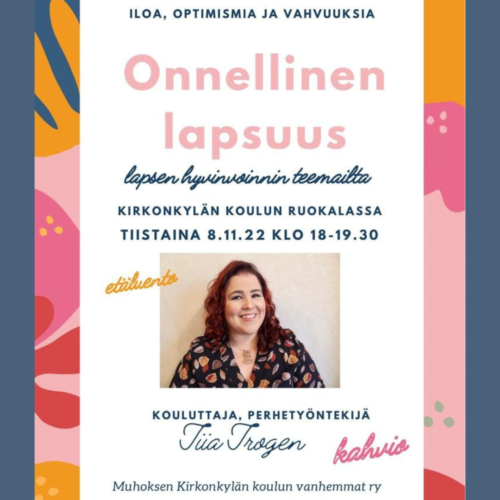 Onnellinen lapsuus – lapsen hyvinvoinnin teemailta