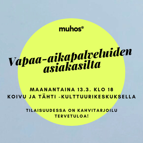 Vapaa-aikapalveluiden asiakasilta