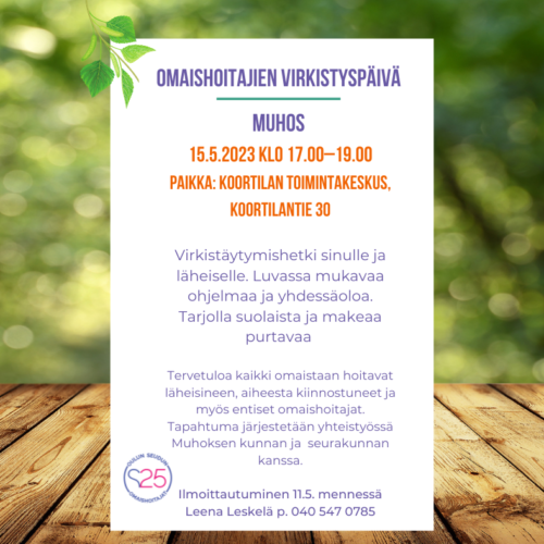 Omaishoitajien ja läheisten virkistyspäivä