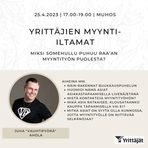 Yrittäjien myynti-iltamat