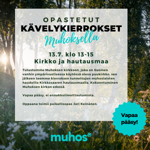 Opastettu kävely: Kirkko- ja hautausmaakierros