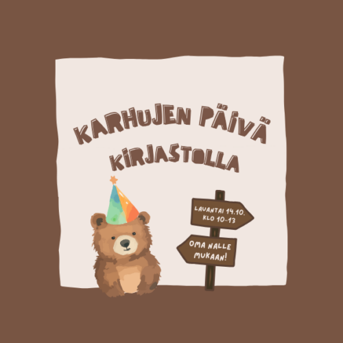 Karhujen päivä kirjastolla