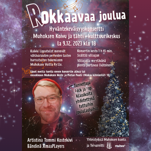 Rokkaavaa joulua! -hyväntekeväisyyskonsertti