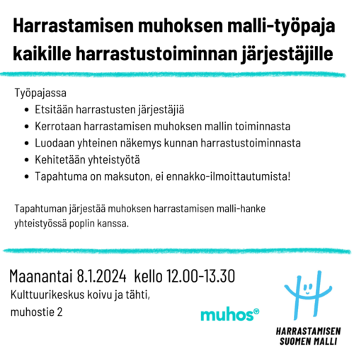 Työpaja harrastustoiminnan järjestäjille