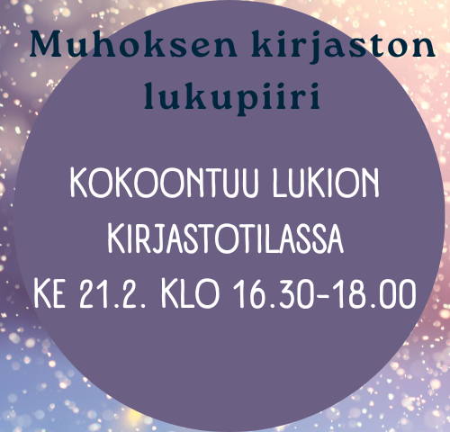 Muhoksen kirjaston lukupiiri