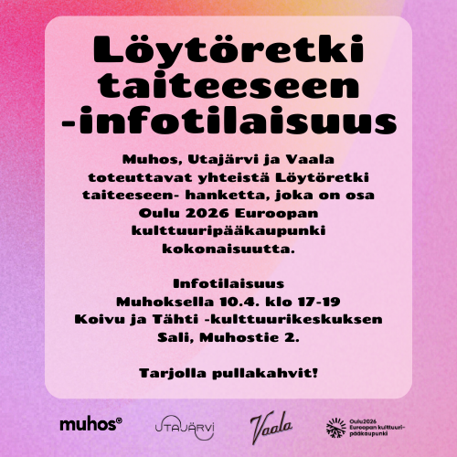 Infotilaisuus: Löytöretki taiteeseen, Oulu2026