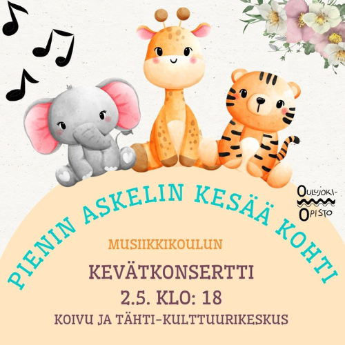 Pienin askelin kesää kohti -oppilaskonsertti