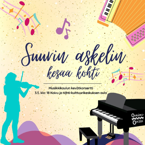 Suurin askelin kesää kohti -oppilaskonsertti