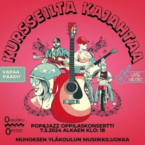 Kursseilta kajahtaa – Pop & Jazz -oppilaskonsertti