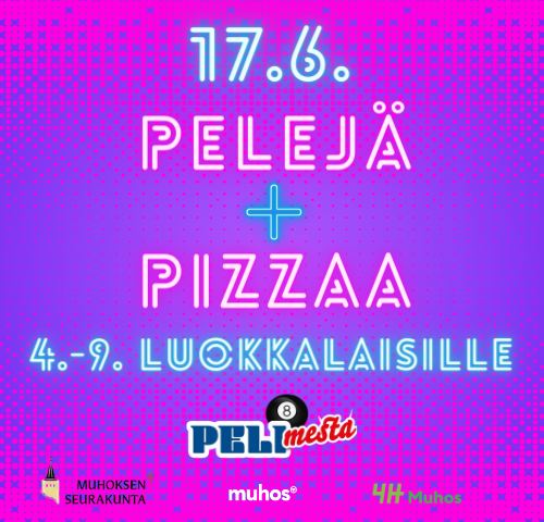 Pelejä ja pizzaa!