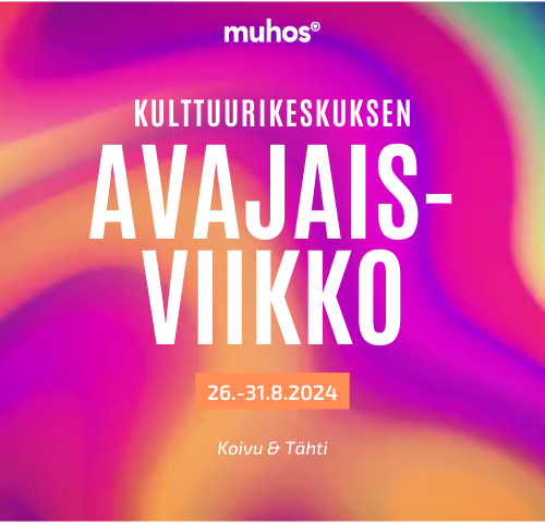 Kulttuurikeskuksen avajaisviikko