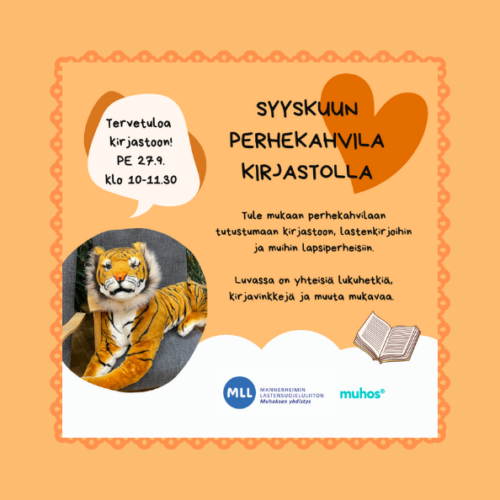 Syyskuun perhekahvila kirjastolla