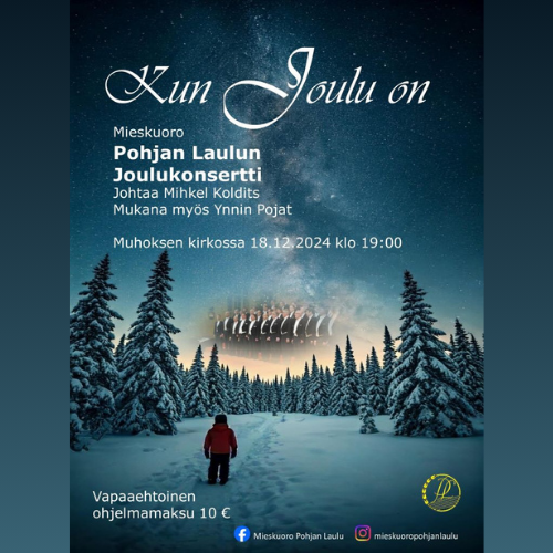 Kun Joulu on – Pohjan Laulun joulukonsertti