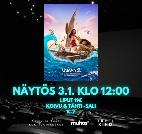 Vaiana 2 -elokuvanäytös