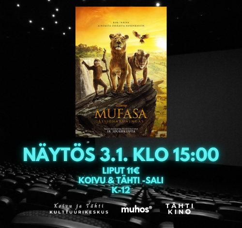 Mufasa: Leijonakuningas -elokuvanäytös