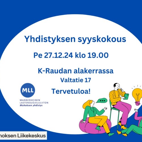 MLL:n Muhoksen yhdistyksen SYYSKOKOUS