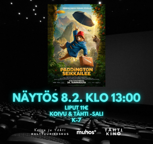 Elokuvanäytös: Paddington seikkailee