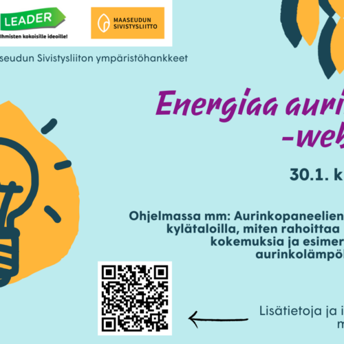 Energiaa auringosta -webinaari