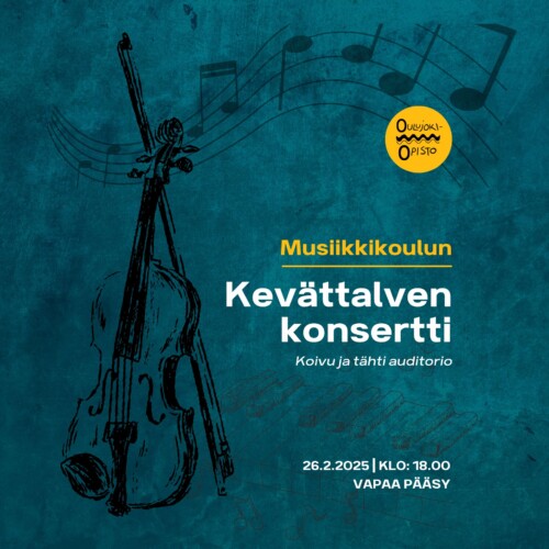 Musiikkikoulun kevättalven konsertti