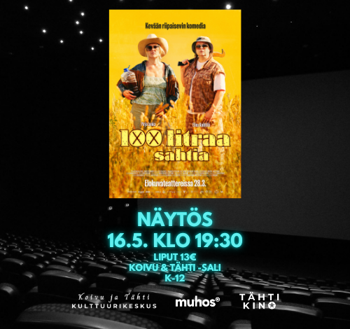 100 litraa sahtia -elokuvanäytös