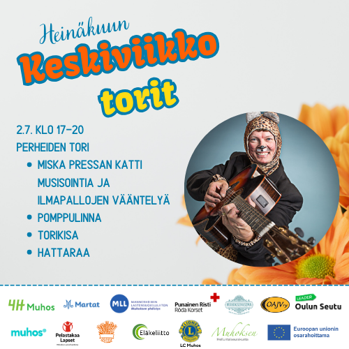 Heinäkuun Keskiviikkotorit – Perheiden tori