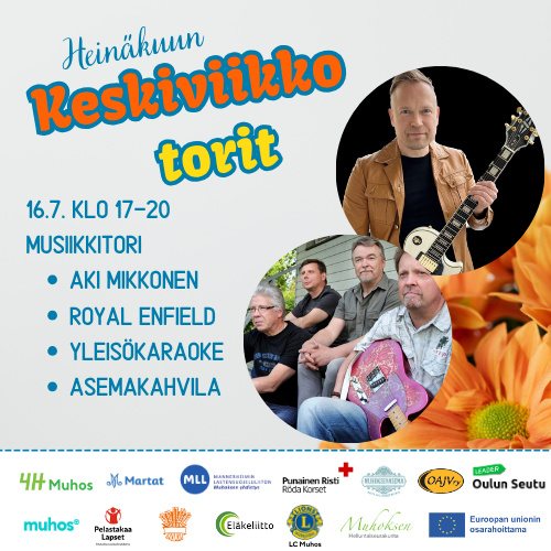 Heinäkuun Keskiviikkotorit – Musiikkitori