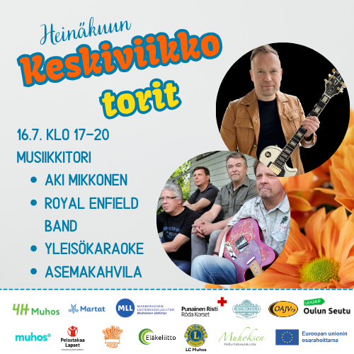 Heinäkuun Keskiviikkotorit – Musiikkitori