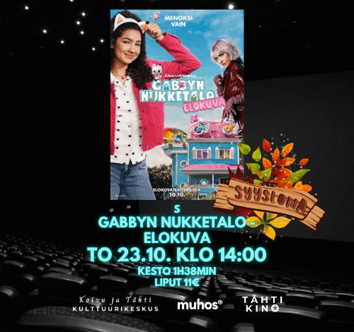 Gabbyn nukketalo -elokuvan näytös
