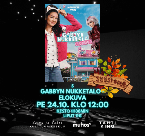 Gabbyn nukketalo -elokuvan näytös