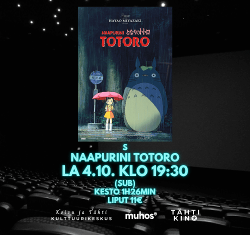 Naapurini Totoro -elokuvanäytös (tekstitetty)