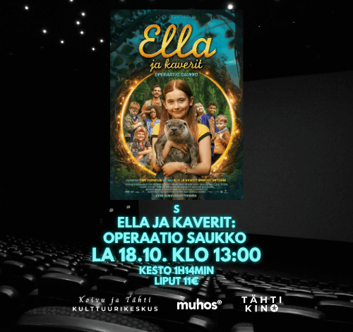 Ella ja kaverit: operaatio saukko -elokuvanäytös
