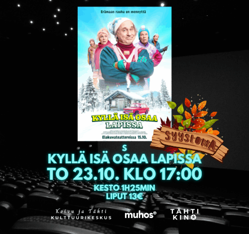 Kyllä isä osaa Lapissa -elokuvanäytös
