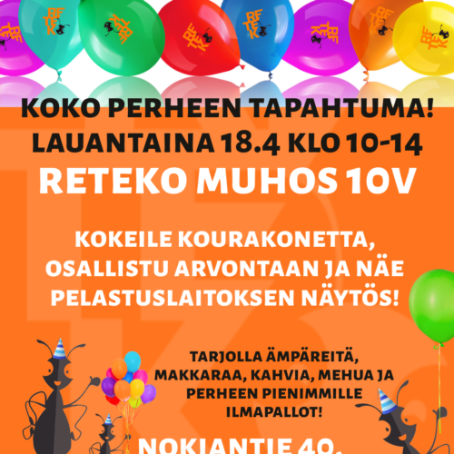 Reteko Muhos 10 v synttärit