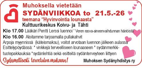 Sydänviikko: Hyvinvointia lounaasta