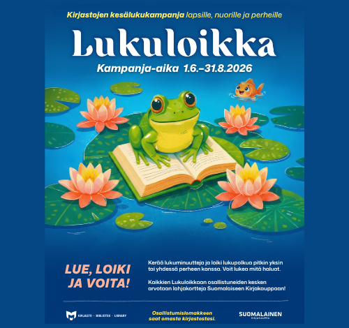Lukuloikka – Kirjaston kesälukukampanja 2026