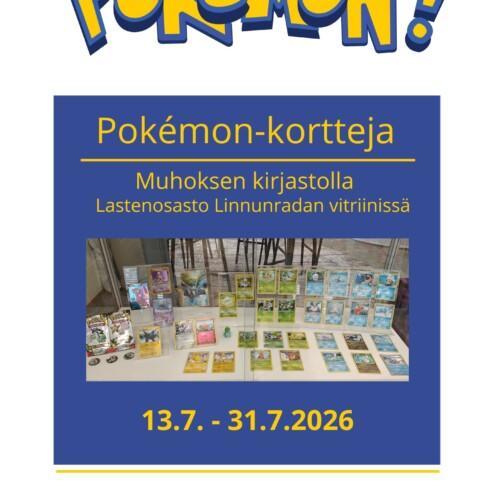 Pokemon-näyttely Kirjastolla