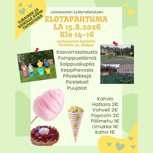 Elotapahtuma Laitasaaressa