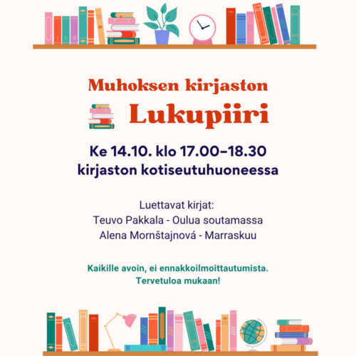 Muhoksen kirjaston lukupiiri