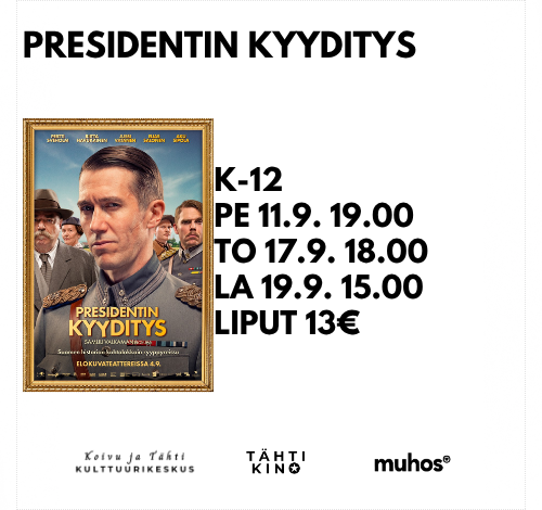 Presidentin kyyditys -elokuvan näytös